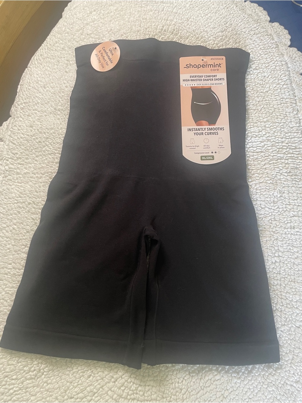 Shapermint Black High-Waist Shaper One-Piece Size XL/2XL NWT